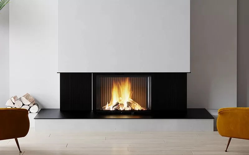 Modern Fireplace Installation